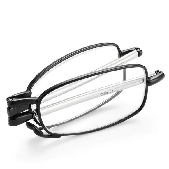 Reading Glasses Portable Folding With Case +150 - Picture 4 of 6